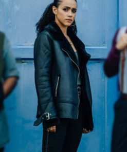 Army of Thieves Gwendoline Black Leather Jacket 1