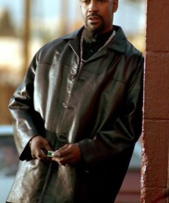 Denzel Washington Training Day Black Leather Jacket