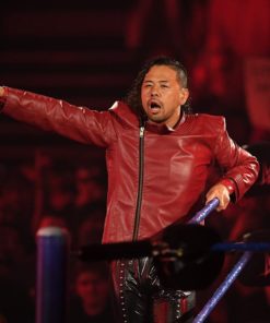 WWE Shinsuke Nakamura Red Leather Jacket 600x800