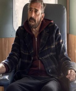 The Walking Dead S10 Jeffrey Dean Morgan Plaid Coat